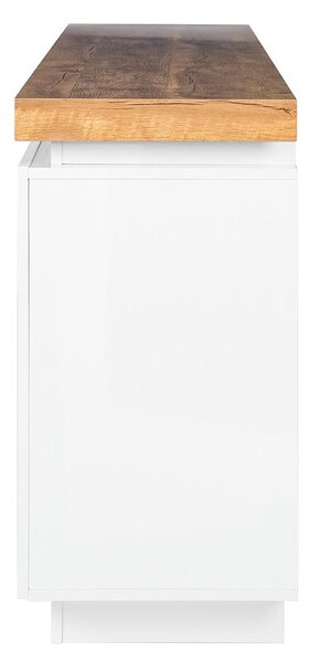 ŠIROKÁ KOMODA, bílá, barvy dubu, 200/80/40 cm Livetastic - Online Only komody, Online Only