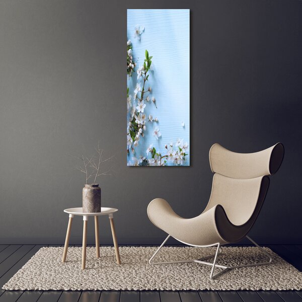 Vertikální Foto obraz canvas Květy višně ocv-82769762