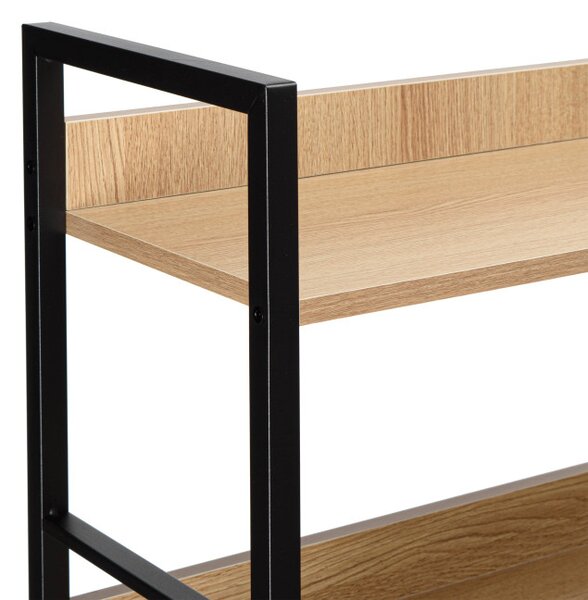 Policový regál VARBERG Modern Oak