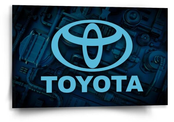 Sablio Obraz Logo Toyota Motor - 60x40 cm