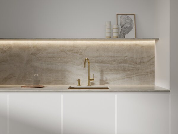 Omnires Y kuchyňská baterie stojící zlatá/staré zlato Y1251GLB