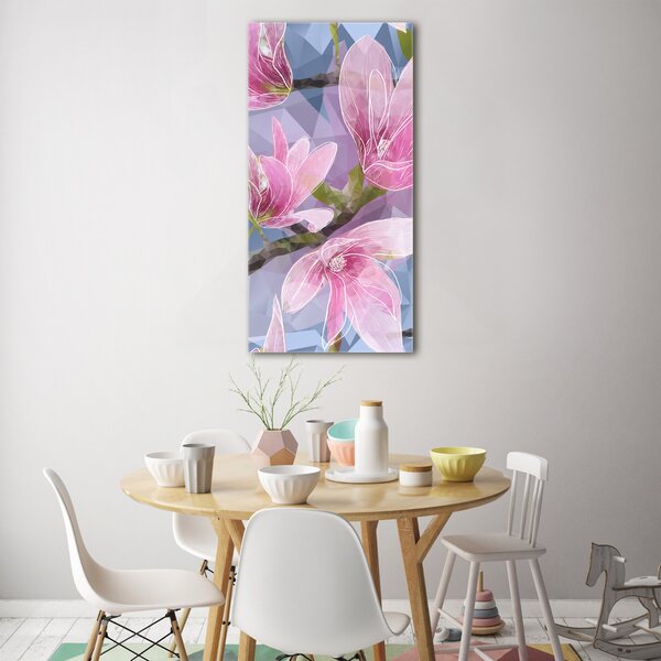 Vertikální Foto-obrah sklo tvrzené Magnolie osv-83196443