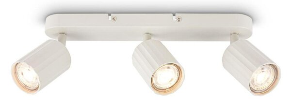BRILONER Skaft stropní bodové svítidlo - GU10 patice, max. 9W, nastavitelné, starobílá, 3-ramenné 2324036