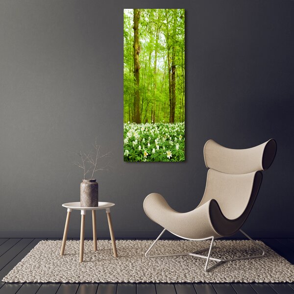 Vertikální Foto obraz na plátně Květy v leze ocv-83235444