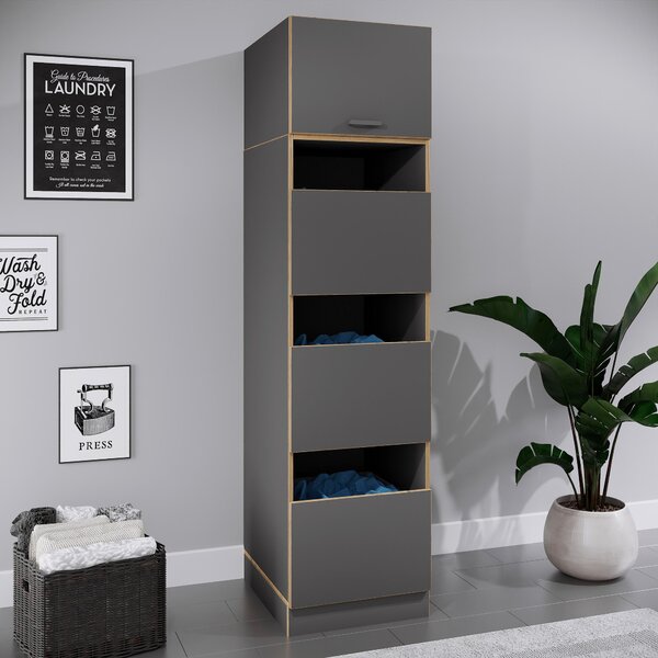 SKŘÍŇ NA PRÁDLO, 50/200/60 cm MID.YOU - Víceúčelové skříně, Online Only