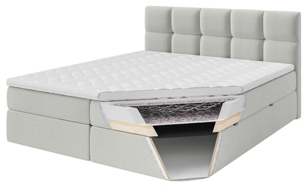 AMERICKÁ POSTEL, 200/220 cm, tmavě modrá MID.YOU - Postele s úložným prostorem, Online Only