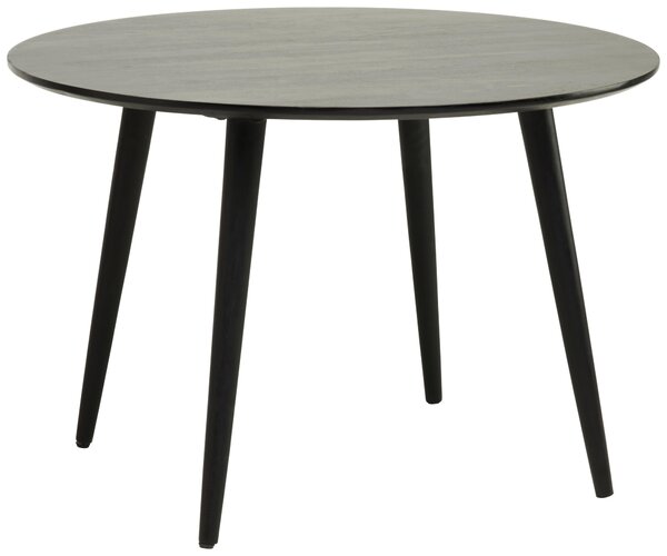 JÍDELNÍ STŮL, akácie, černá, 115/115/76 cm MID.YOU - Jídelní stoly, Online Only