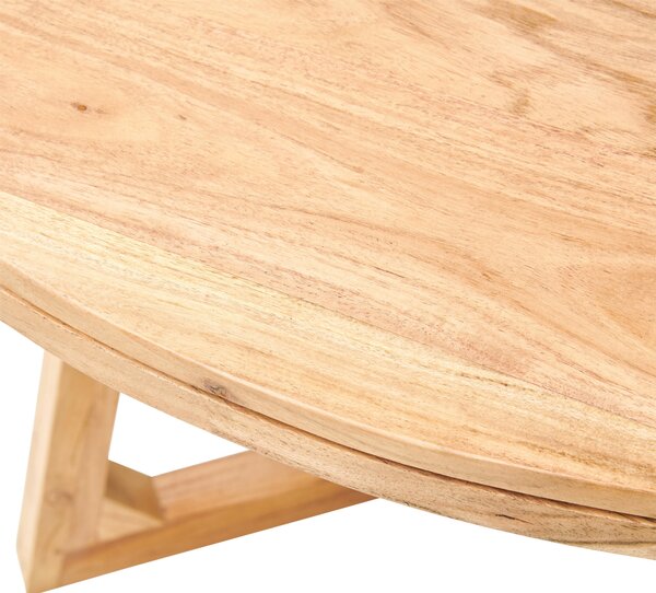 JÍDELNÍ STŮL, akácie, barvy akácie, 120/120/76 cm MID.YOU - Jídelní stoly, Online Only