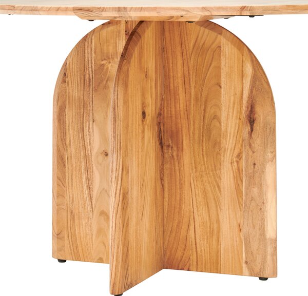JÍDELNÍ STŮL, akácie, barvy akácie, 140/140/76 cm MID.YOU - Jídelní stoly, Online Only