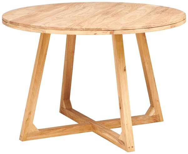 JÍDELNÍ STŮL, akácie, barvy akácie, 120/120/76 cm MID.YOU - Jídelní stoly, Online Only