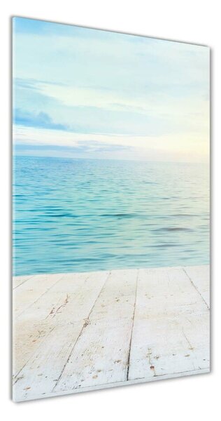 Vertikální Foto obraz skleněný svislý Tropická pláž osv-83365745
