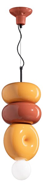 Ferroluce Závěsné svítidlo BUMBUM, v. 50 cm, 1xE27 Barva: Zeleno-tyrkysová