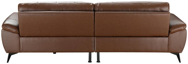 ROHOVÁ SEDAČKA, textil, kůže, hnědá MID.YOU - Sedací soupravy, Online Only