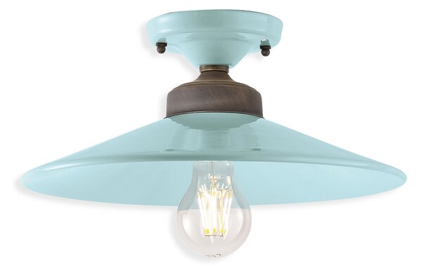Ferroluce Stropní retro svítidlo COLORS, Ø 30 cm, 1xE27 Barva: Krémová bílá