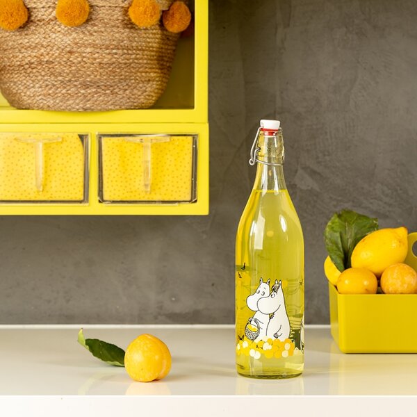 Muurla Skleněná lahev Moomin Fruits 1l