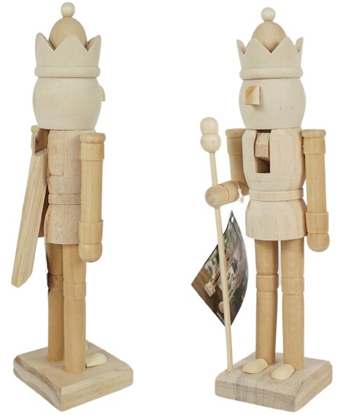 Dřevěný louskáček NUTCRACKER 25,5 cm - více variant