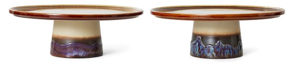 Dortový stojan z kameniny 70's Orbit 27 cm