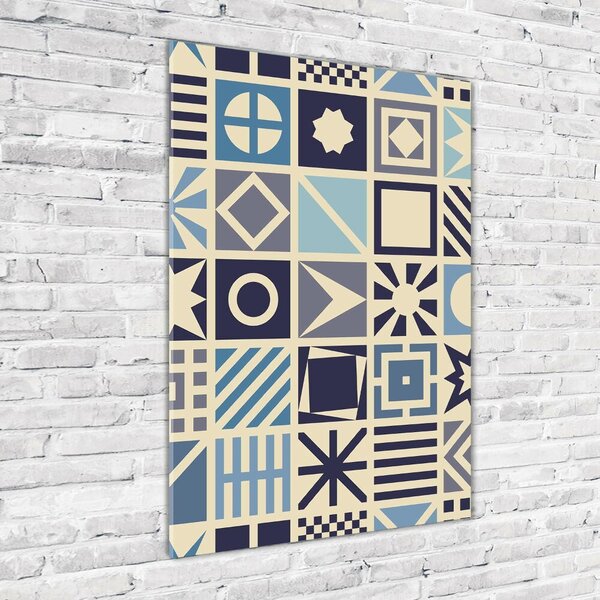 Vertikální Foto obraz skleněný svislý Geometrické pozadí osv-83848616
