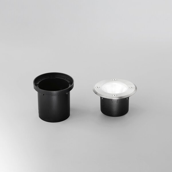 FAN LED-WALK-R11C Pochozí venkovní svítidlo LED WALK nikl INOX 8 W 930 lm 3000 K IP67 11x7,78 cm - FANEUROPE