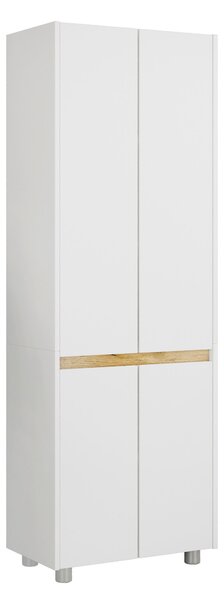 VYSOKÁ SKŘÍŇ, bílá, 57/165/33 cm MID.YOU - Koupelnové skříňky vysoké, Online Only
