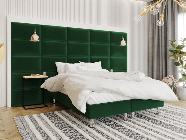 Čalouněný panel na zeď 70x40 PAG - zelený