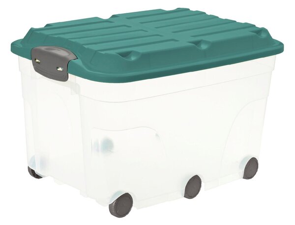 BOX S VÍKEM 57 l l Rotho - Stohovatelné boxy