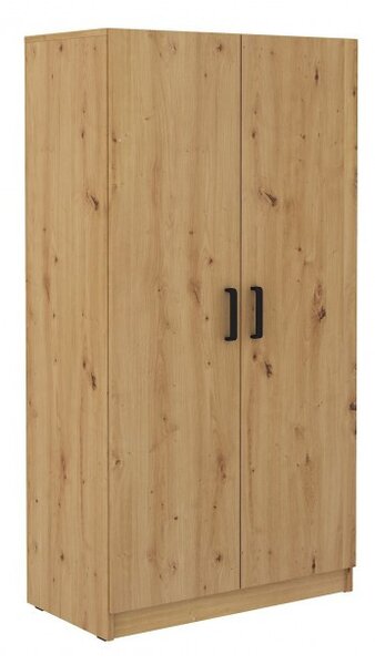 Dvoudveřová skříň MABAKA - šířka 80 cm, dub artisan