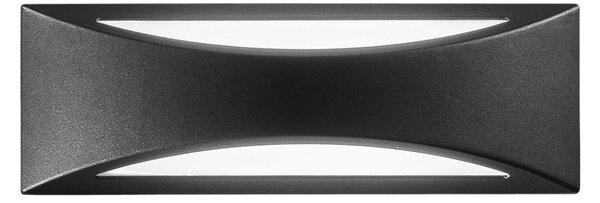 FAN LED-W-WEISS-NER Venkovní nástěnné svítidlo LED WEISS hliník černá 16W 1800LM CCT IP54 35x12x11,3 cm - FANEUROPE