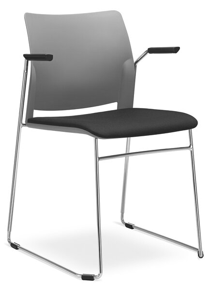 LD SEATING - Židle TREND 521-Q, BR s čalouněným sedákem