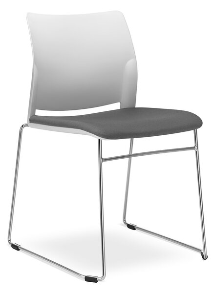 LD SEATING - Židle TREND 521-Q s čalouněným sedákem