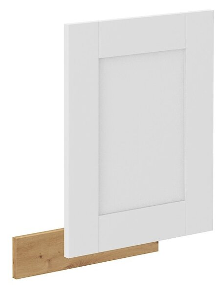 Dvířka pro vestavnou myčku LAILI - 45x57 cm, bílá / dub artisan