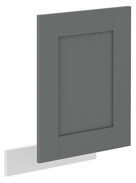 Dvířka pro vestavnou myčku LAILI - 45x57 cm, šedá / bílá