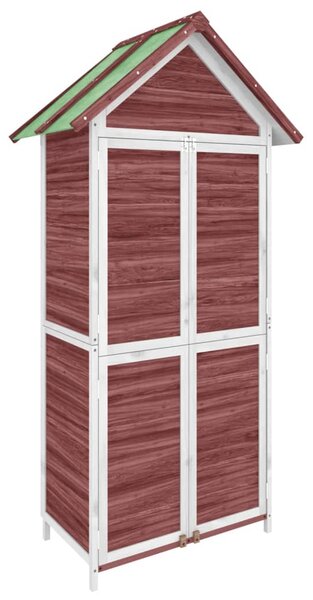 Zahradní přístřešek na nářadí moka 89 x 52,5 x 175 cm borovice 172245