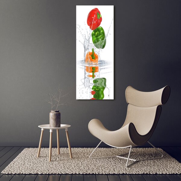 Vertikální Moderní obraz canvas na rámu Paprika ocv-84500695