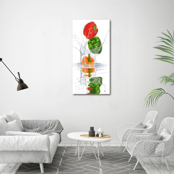 Vertikální Moderní obraz canvas na rámu Paprika ocv-84500695