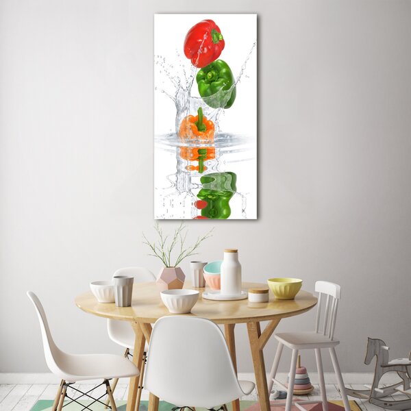 Vertikální Foto-obraz fotografie na skle Paprika osv-84500695