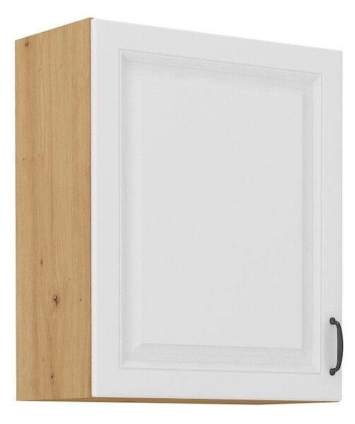 Horní kuchyňská skříňka SOPHIA - šířka 60 cm, bílá / dub artisan