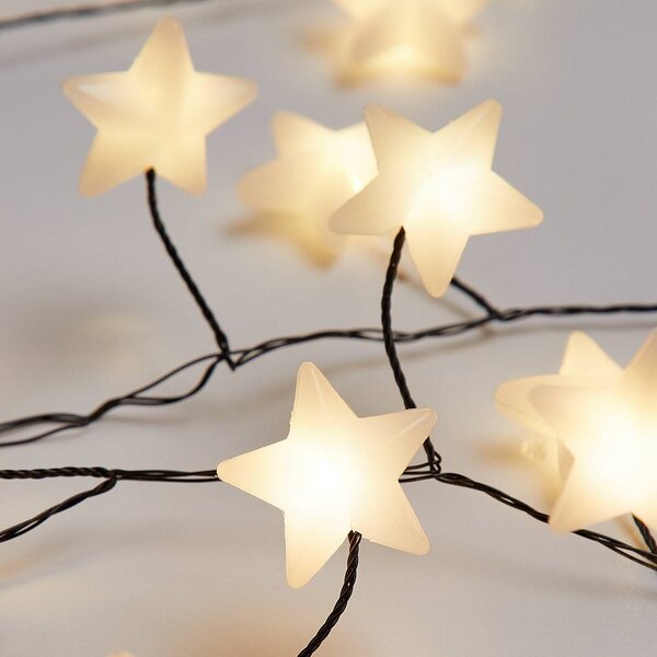 STAR LIGHTS Světelný řetěz se zástrčkou hvězdy
