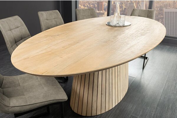 Massive home | Jídelní stůl ART DECO 220cm ovál mango