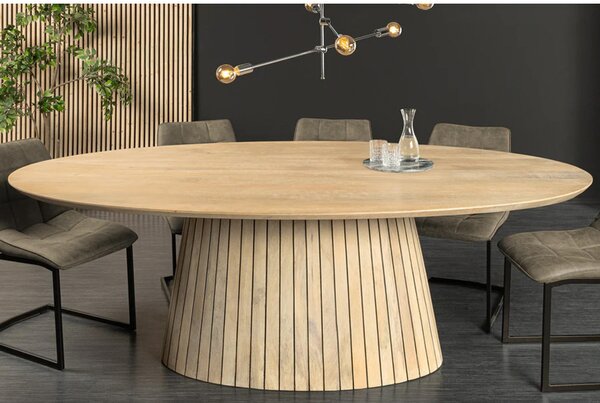 Massive home | Jídelní stůl ART DECO 220cm ovál mango
