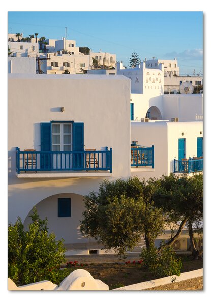 Vertikální Foto obraz fotografie na skle Mykonos Řecko osv-84844001