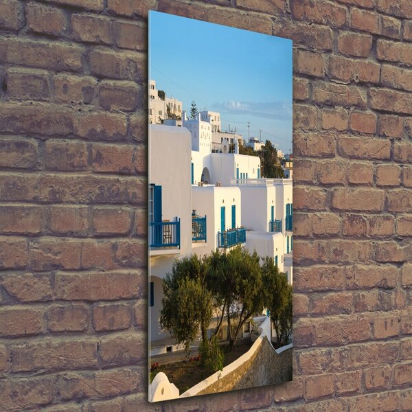 Vertikální Foto obraz fotografie na skle Mykonos Řecko osv-84844001