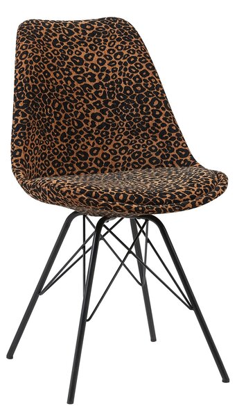 2SET jídelní židle SCANDINAVIA LEOPARD žinylková tkanina Nábytek | Jídelní prostory | Jídelní židle | Klasické