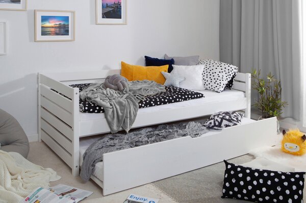 POSTEL S ÚLOŽNÝM PROSTOREM, 90/200 cm, bílá MID.YOU - Online Only dětské postele, Online Only