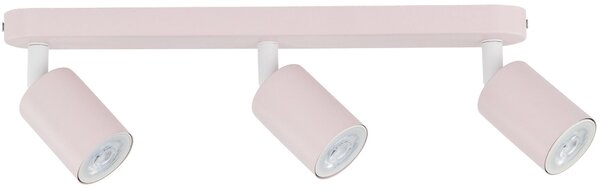 TK Lighting Livia stropní světlo 3x10 W růžová 10234