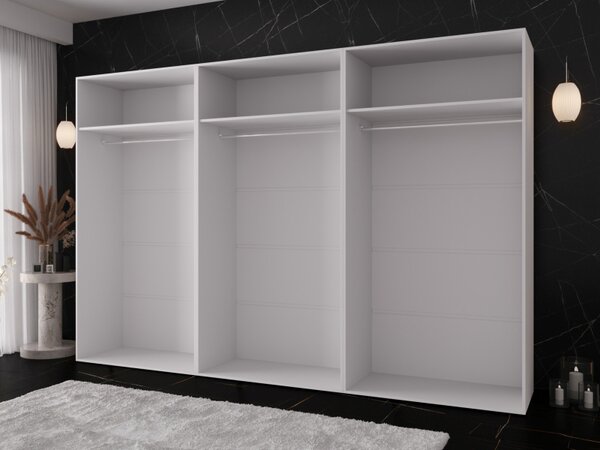 Moderní skříň Grelipt 300 cm, Barva: černá 5903211531934