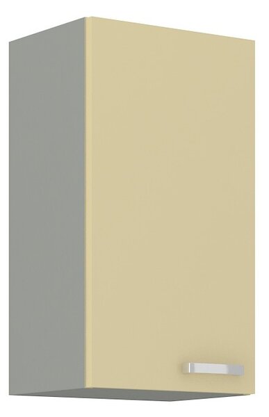 Horní kuchyňská skříňka ULLERIKE - šířka 40 cm, krémová / šedá