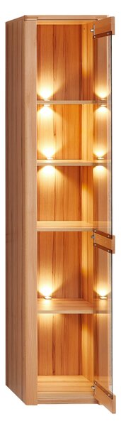 VITRÍNA, jádrový buk, jádrový buk, 43/203/40 cm Carryhome - Kredence a vitríny