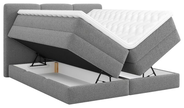 POSTEL BOXSPRING, 180/200 cm, antracitová MID.YOU - Postele s úložným prostorem, Online Only