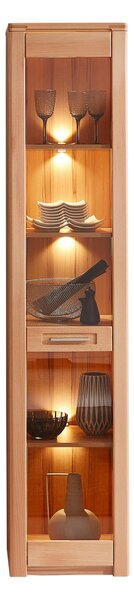 VITRÍNA, jádrový buk, jádrový buk, 43/203/40 cm Carryhome - Kredence a vitríny